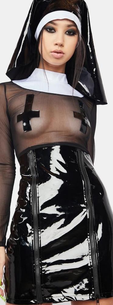 Dolls Kill Sinful Mama Nun Costume - sz M